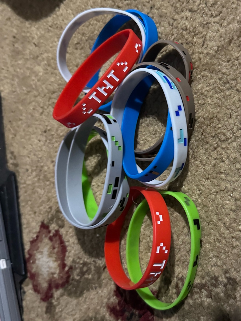 Bundle of 12 Minecraft bracelets